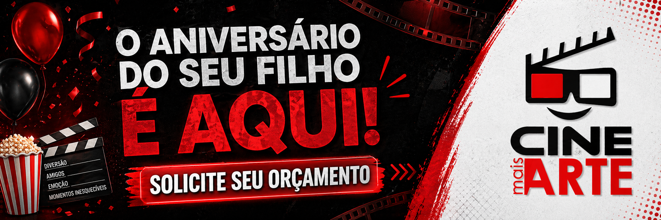 Aniversário no Cine Mais Arte