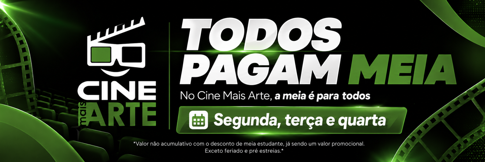 Todos pagam meia!