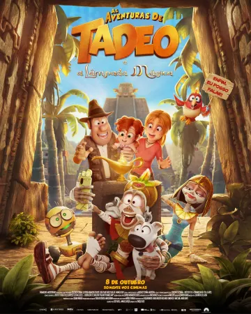 Pôster de As Aventuras de Tadeo e a Lâmpada Mágica